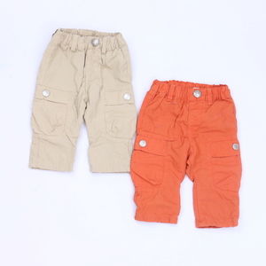 Bit'z Kids Boys Orange | Khaki Cargo Pants size: 6-12 Months